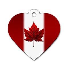 Canada Flag Dog Tag Heart by CanadaSouvenirs