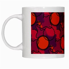 Abstract Camo White Mugs by tmsartbazaar