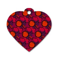 Abstract Camo Dog Tag Heart (two Sides) by tmsartbazaar