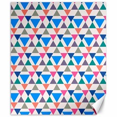 Multicolor Triangle Canvas 20  X 24  by tmsartbazaar
