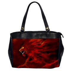 Fire Lion Flame Light Mystical Oversize Office Handbag by HermanTelo
