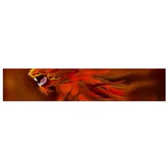 Fire Lion Flame Light Mystical Small Flano Scarf by HermanTelo