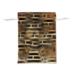 Textures Brown Wood Lightweight Drawstring Pouch (m) by Alisyart