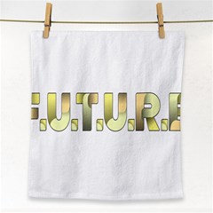 Future Face Towel by Pantherworld143