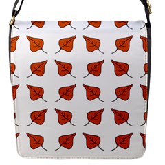 Fallen Leaves Autumn Flap Closure Messenger Bag (s)