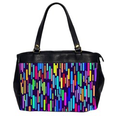 Abstract Line Oversize Office Handbag (2 Sides) by HermanTelo