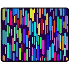 Abstract Line Double Sided Fleece Blanket (medium) 