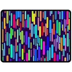 Abstract Line Double Sided Fleece Blanket (large)  by HermanTelo