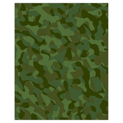 Green Army Camouflage Pattern Drawstring Bag (small) by SpinnyChairDesigns