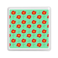 Flower Pattern Ornament Memory Card Reader (square) by HermanTelo