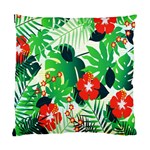 Tropical Leaf Flower Digital Standard Cushion Case (Two Sides) Front