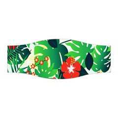 Tropical Leaf Flower Digital Stretchable Headband by Mariart