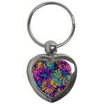 Illustration Graphics Art Key Chain (Heart) Front