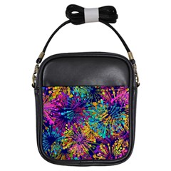 Illustration Graphics Art Girls Sling Bag