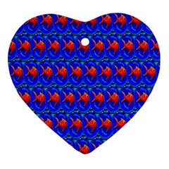 Redfishes Ornament (heart) by Sparkle