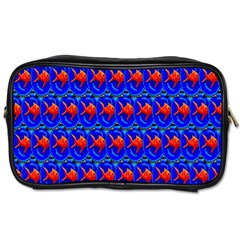 Bluefishes Toiletries Bag (two Sides) by Sparkle