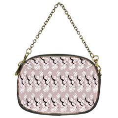 Pink Floral Chain Purse (one Side) by Sparkle