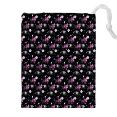 Galaxy Cats Drawstring Pouch (5xl) by Sparkle