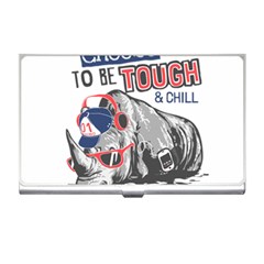 Choose To Be Tough & Chill Business Card Holder