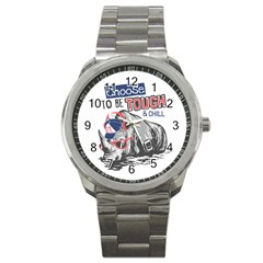 Choose To Be Tough & Chill Sport Metal Watch