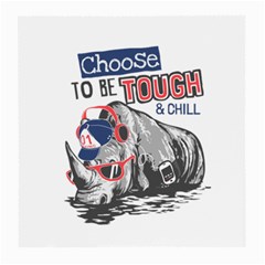 Choose To Be Tough & Chill Medium Glasses Cloth (2 Sides)