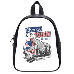 Choose To Be Tough & Chill School Bag (small)