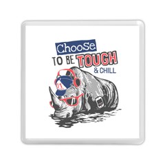 Choose To Be Tough & Chill Memory Card Reader (square) by Bigfootshirtshop