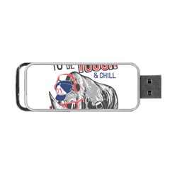 Choose To Be Tough & Chill Portable Usb Flash (one Side) by Bigfootshirtshop