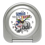 Choose To Be Tough & Chill Travel Alarm Clock Front