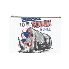 Choose To Be Tough & Chill Cosmetic Bag (large)