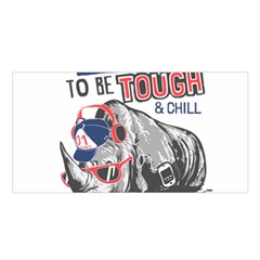 Choose To Be Tough & Chill Satin Shawl