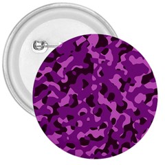 Dark Purple Camouflage Pattern 3  Buttons