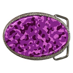 Dark Purple Camouflage Pattern Belt Buckles