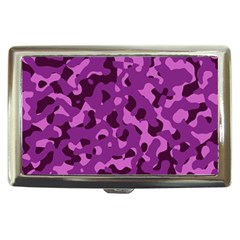 Dark Purple Camouflage Pattern Cigarette Money Case