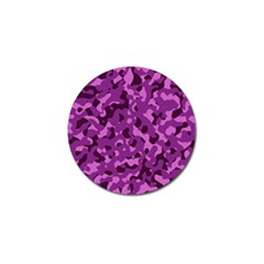 Dark Purple Camouflage Pattern Golf Ball Marker (4 pack)