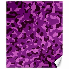 Dark Purple Camouflage Pattern Canvas 20  x 24 