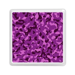 Dark Purple Camouflage Pattern Memory Card Reader (Square)