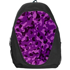 Dark Purple Camouflage Pattern Backpack Bag