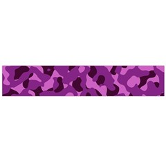 Dark Purple Camouflage Pattern Large Flano Scarf 