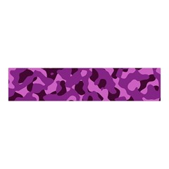 Dark Purple Camouflage Pattern Velvet Scrunchie