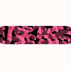 Black And Pink Camouflage Pattern Large Bar Mats by SpinnyChairDesigns