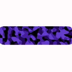 Purple Black Camouflage Pattern Large Bar Mats by SpinnyChairDesigns