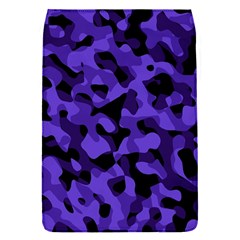 Purple Black Camouflage Pattern Removable Flap Cover (s) by SpinnyChairDesigns
