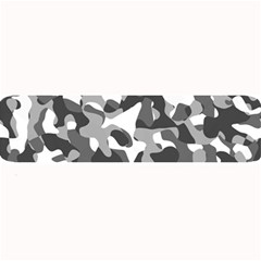 Grey And White Camouflage Pattern Large Bar Mats by SpinnyChairDesigns