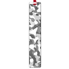 Grey And White Camouflage Pattern Large Book Marks by SpinnyChairDesigns