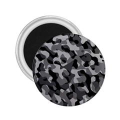 Grey And Black Camouflage Pattern 2 25  Magnets by SpinnyChairDesigns