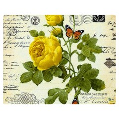 Yellow Roses Double Sided Flano Blanket (medium) 