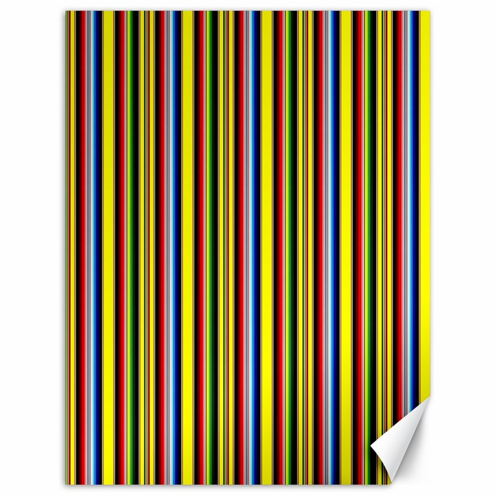 Bright Serape Canvas 12  x 16 