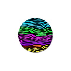 Colorful Zebra Golf Ball Marker (10 Pack)