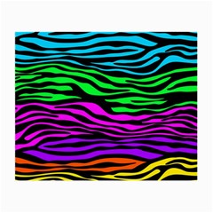 Colorful Zebra Small Glasses Cloth (2 Sides) by Angelandspot